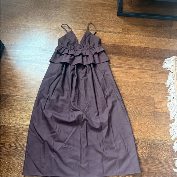 Caron Callahan Dresses & Skirts - Caron Callahan Brown Wool Dress